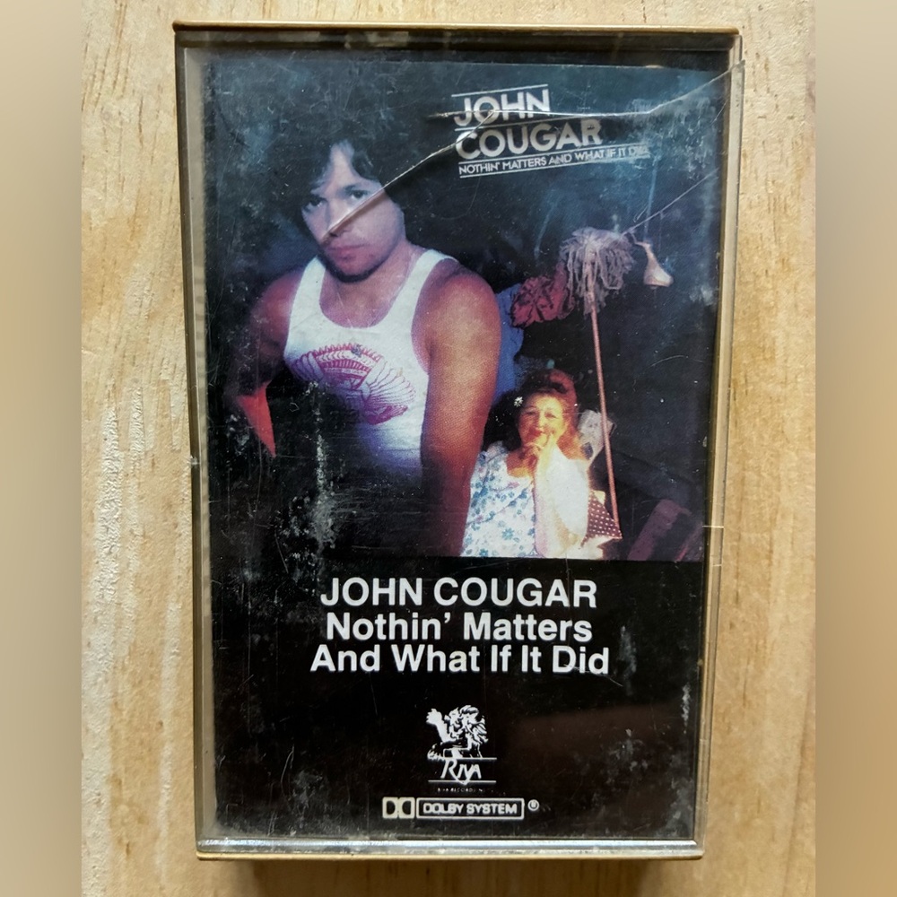 John Cougar Nothin’ Matters And What if it Did 1980 Cassette Tape